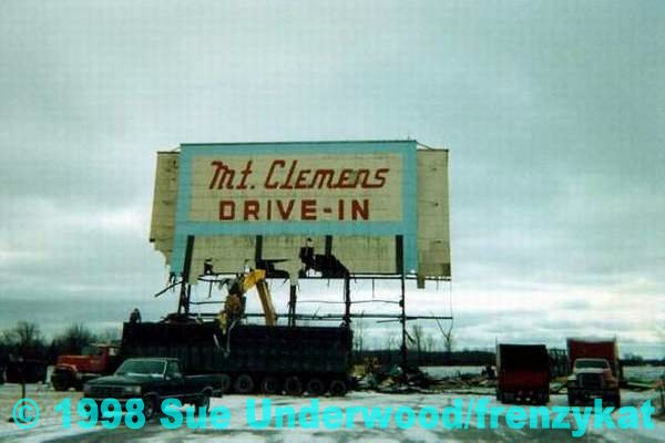 Mt Clemens Drive-In Theatre - Demo By Sue Underwood